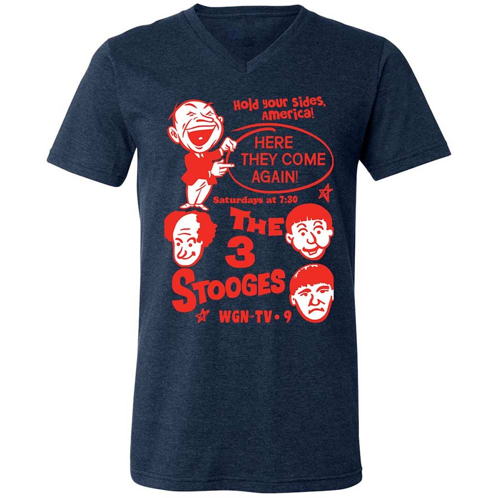 The 3 Stooges - Heather Navy - 13