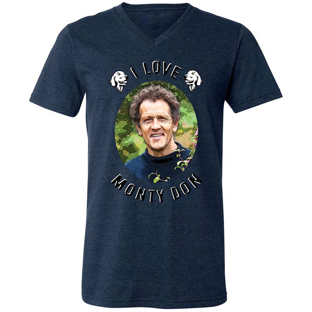 Unisex V-Neck T-Shirt - CYMSC1CV - Heather Navy - 13