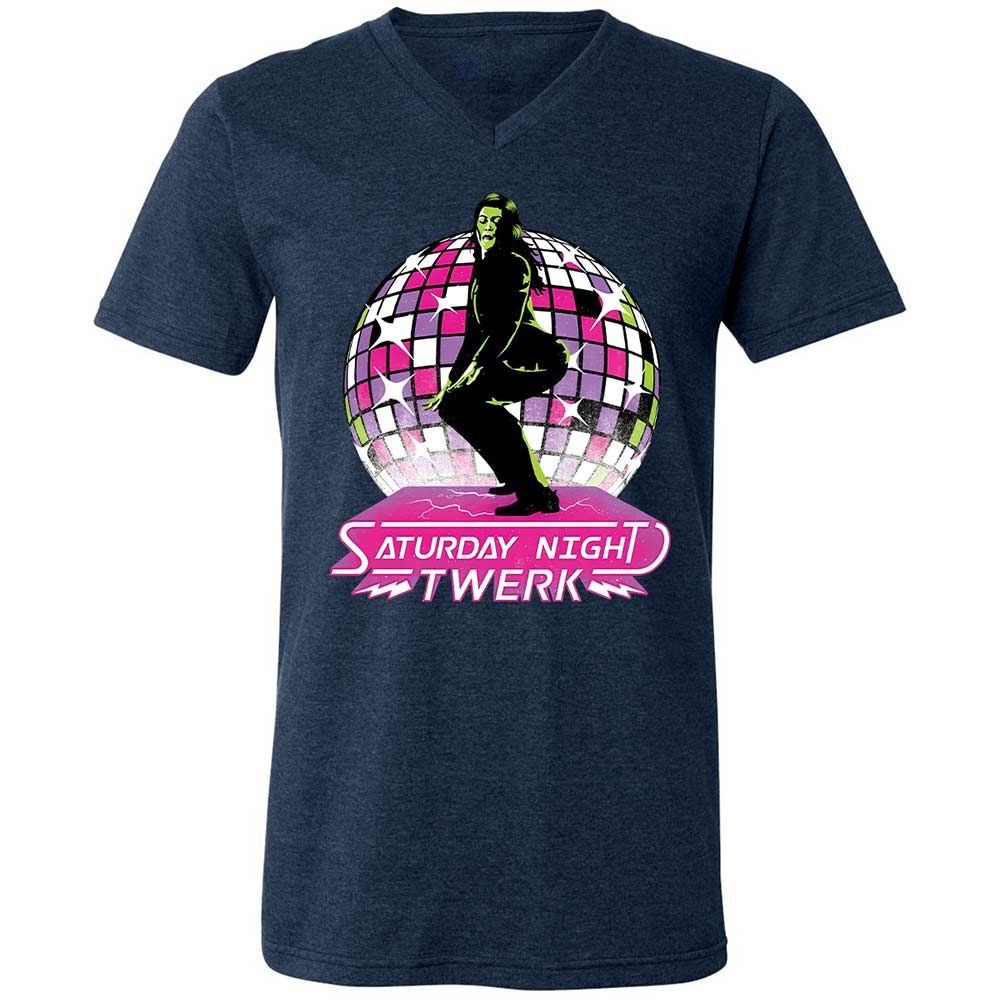 Saturday Night Twerk - Heather Navy - 13
