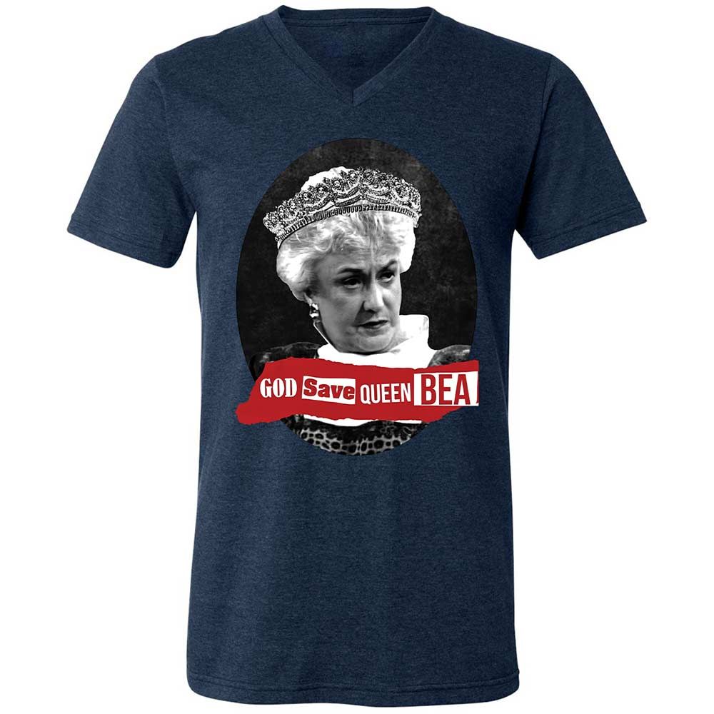 God Save Queen Bea - Heather Navy - 13
