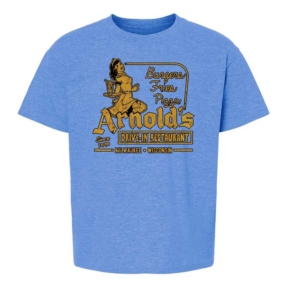 Kids T-Shirt - K8L4P72X - Heather Royal - 13