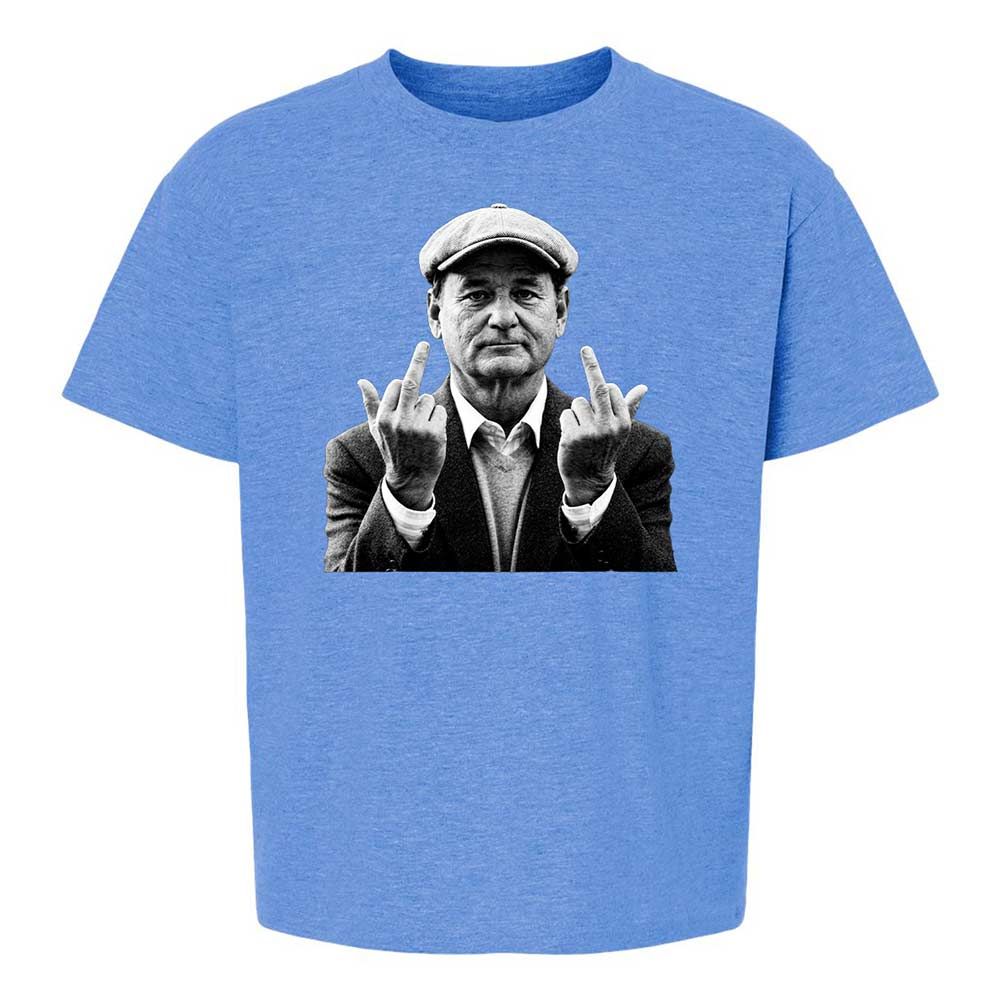 Bill Murray Middle Finger - Heather Royal - 13