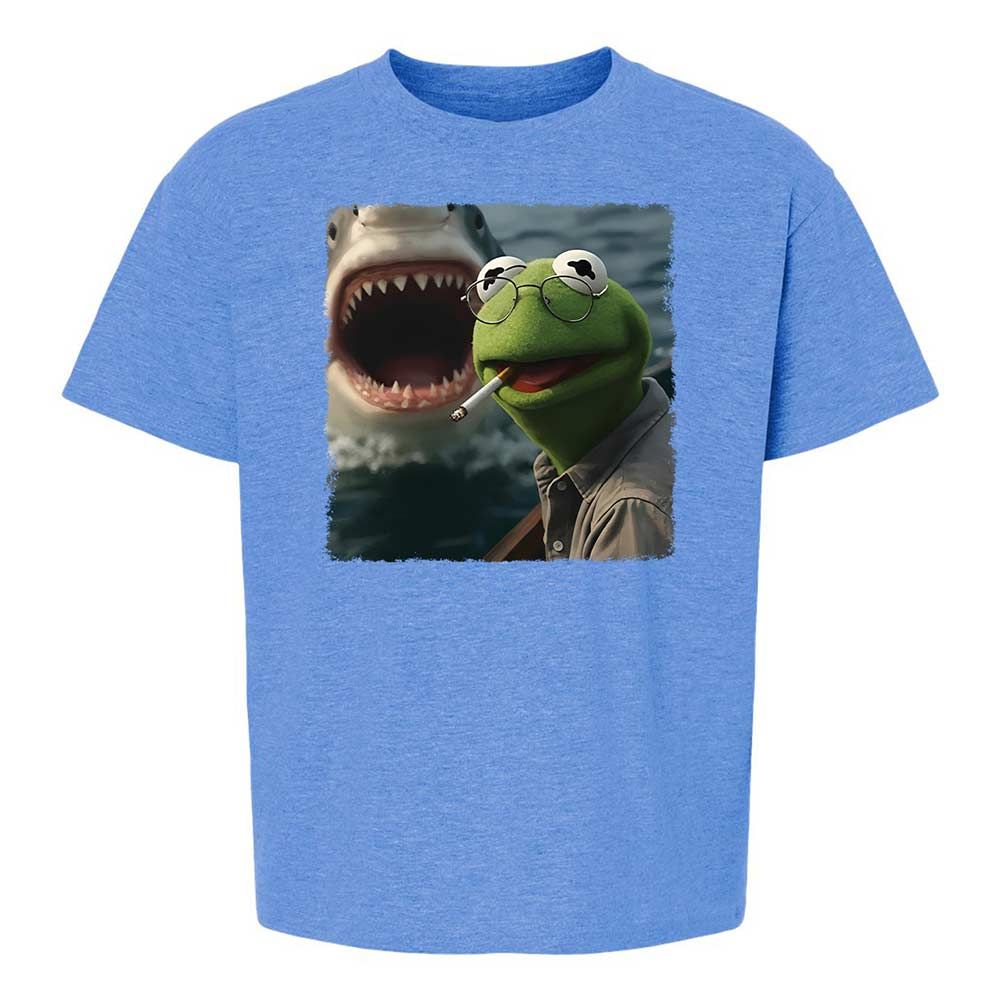 Kids T-Shirt - U5FHJD83 - Heather Royal - 13