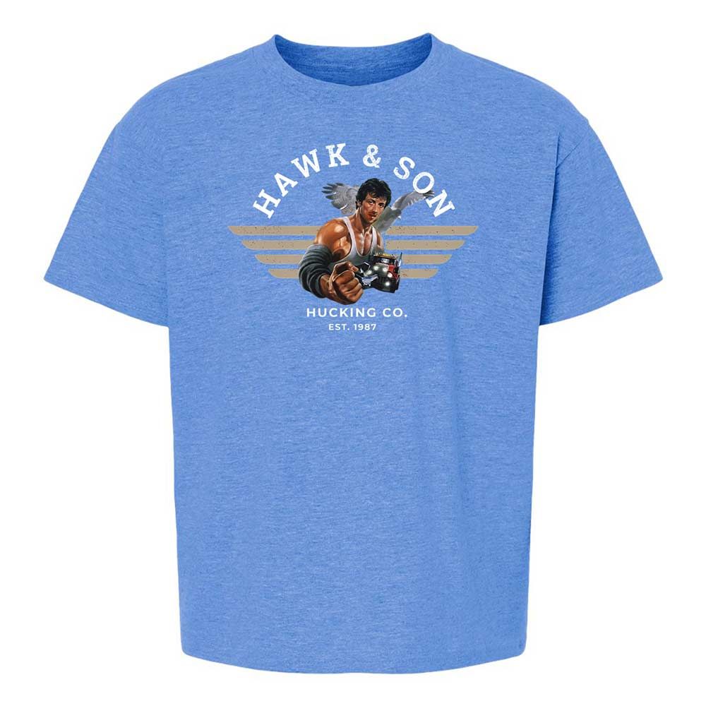 Kids T-Shirt - B5512QWH - Heather Royal - 13