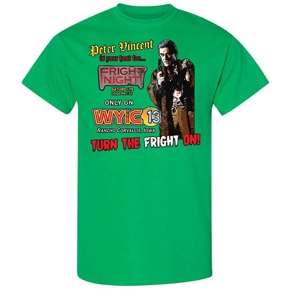 Peter Vincent Fright horror night cult - Irish Green - 13