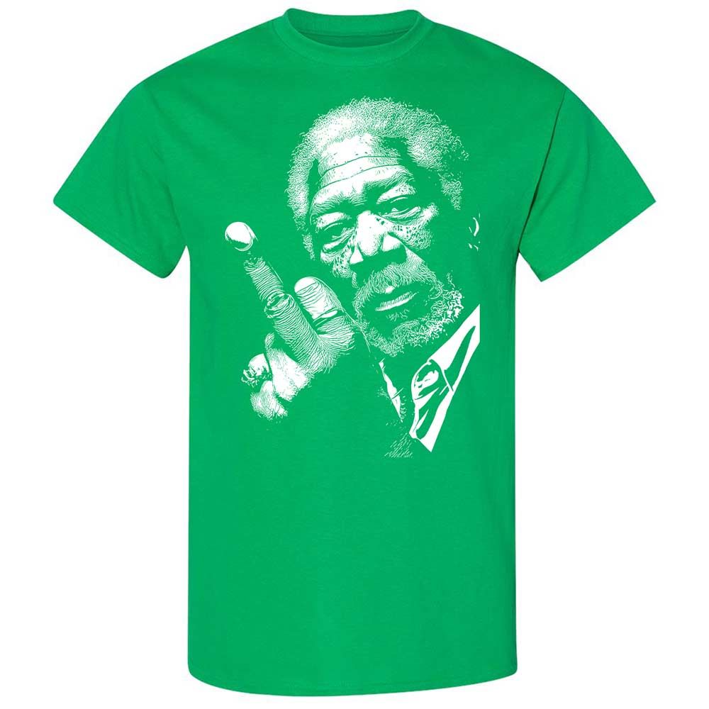 Morgan Freeman middle finger - Irish Green - 13