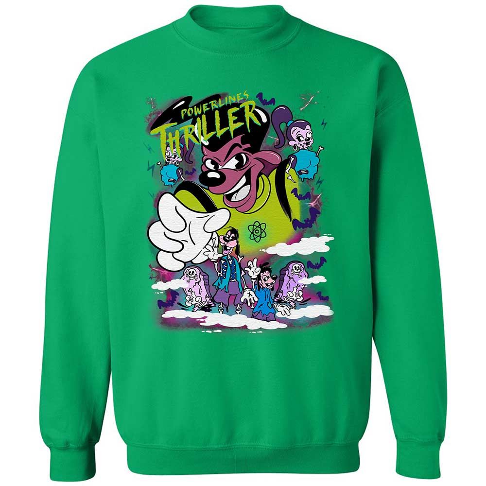 Vintage Pop Cartoon Horror Mashup - Irish Green - 13