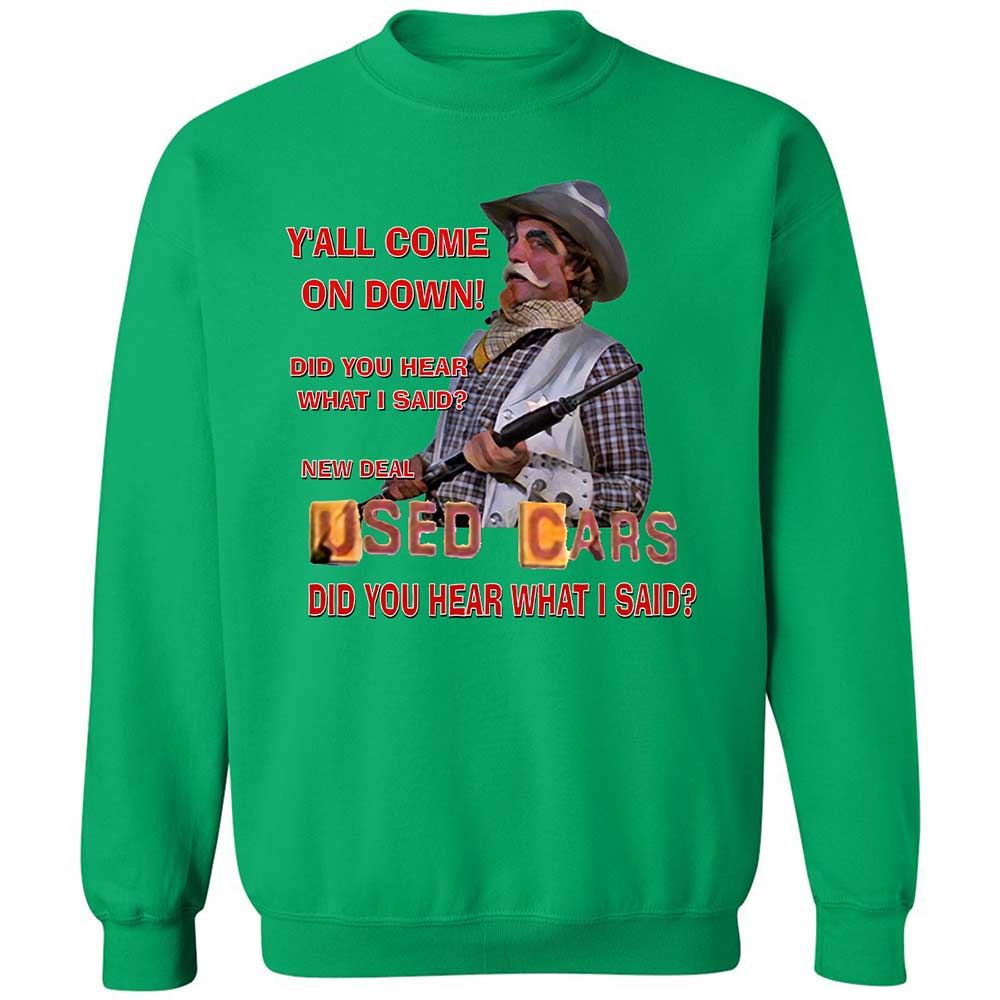 Classic Unisex Sweatshirt - Y1BUDNS9 - Irish Green - 13