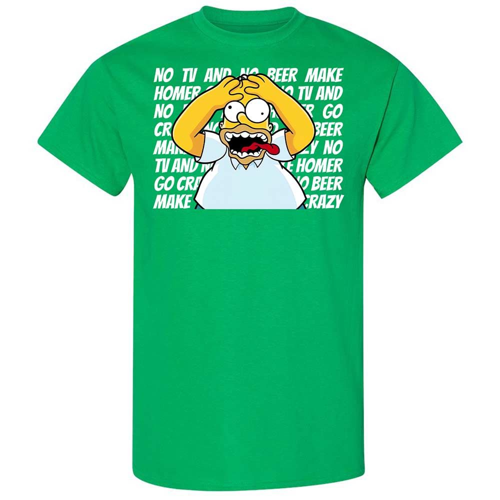 No TV and No Beer Make Homer Go Crazy - Irish Green - 13