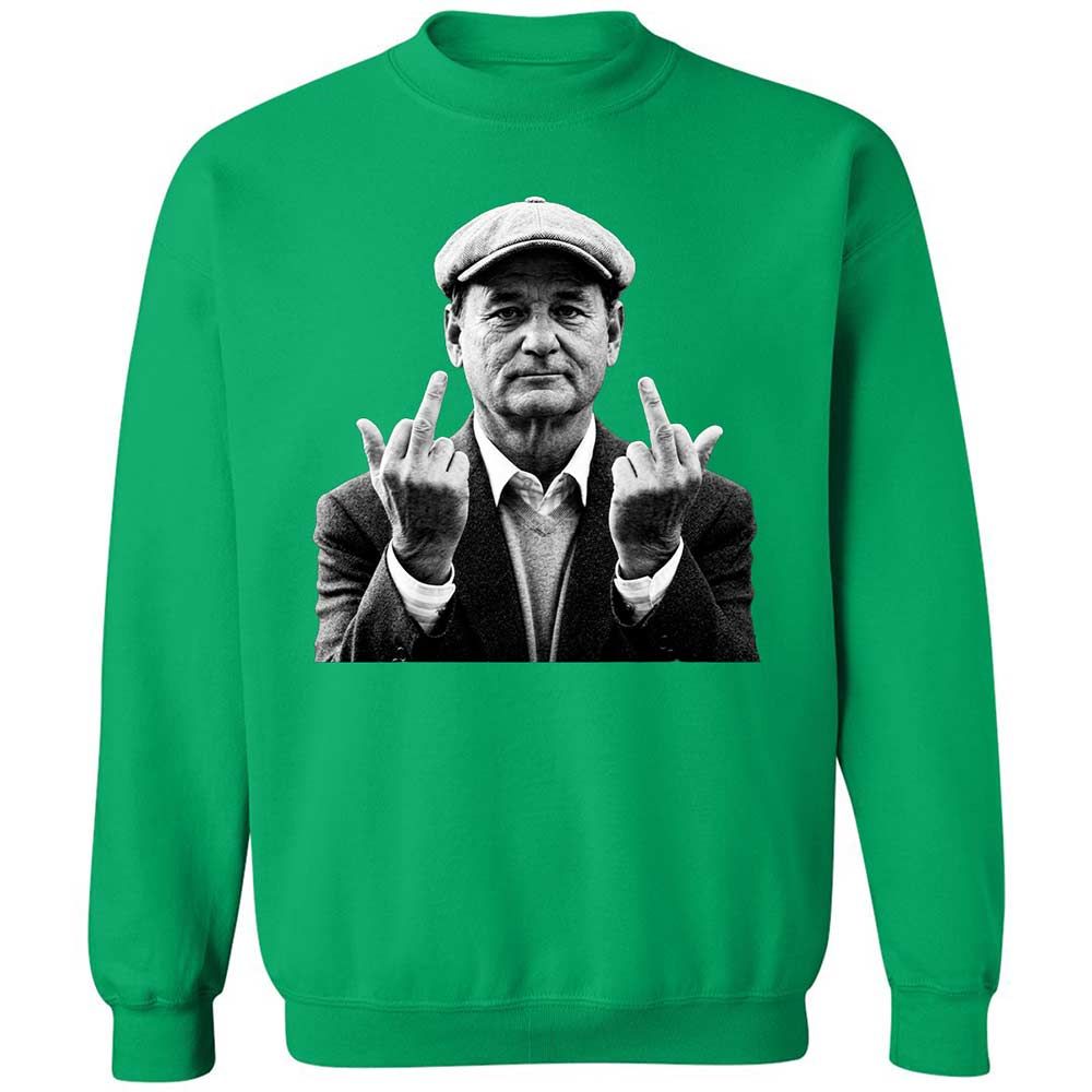 Bill Murray Middle Finger - Irish Green - 13