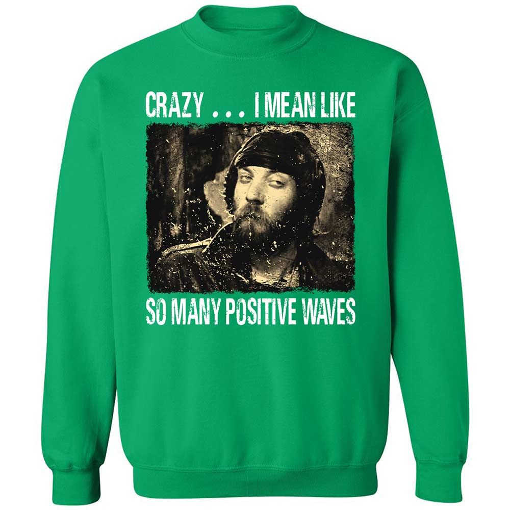 Many positive waves - Irish Green - 13