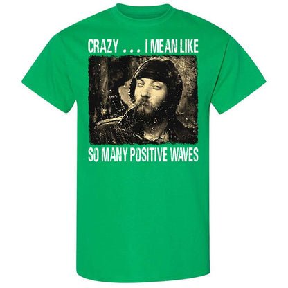 Many positive waves - Irish Green - 13