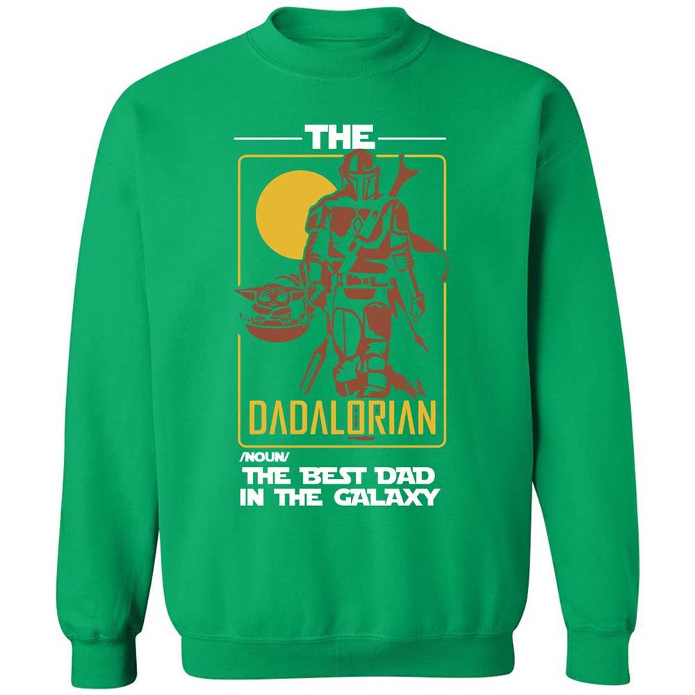 The Dadalorian The Best Dad In The Galaxy - Irish Green - 13