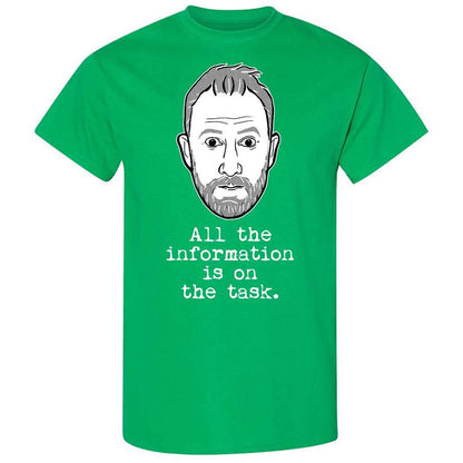 All the information is on the task - Irish Green - 13