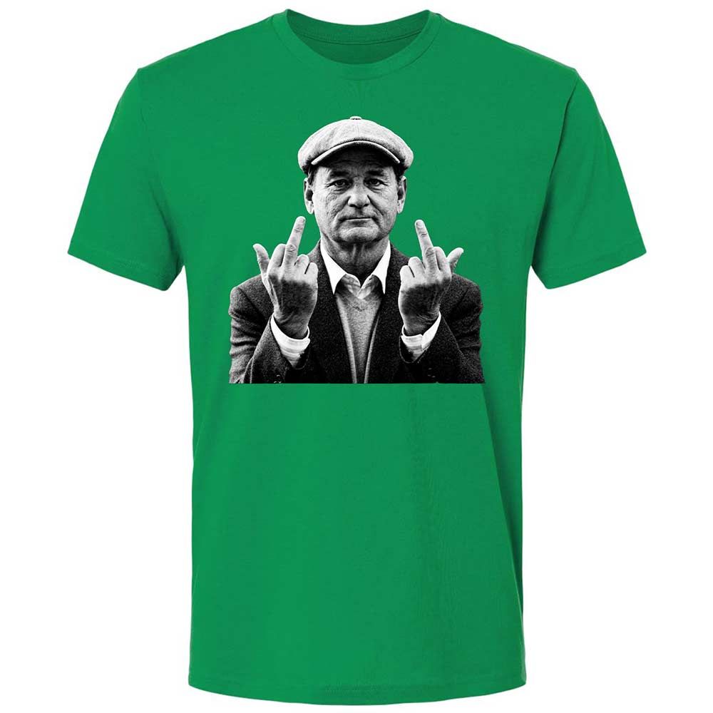 Bill Murray Middle Finger - Kelly Green - 13