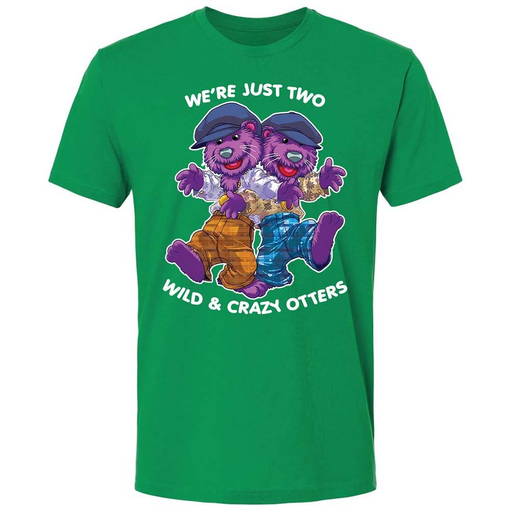 Two wild & crazy otters - Kelly Green - 13