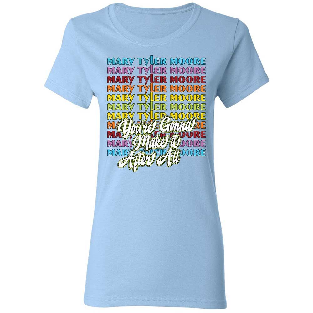 Women's T-Shirt - TW65J9ZR - Light Blue - 13