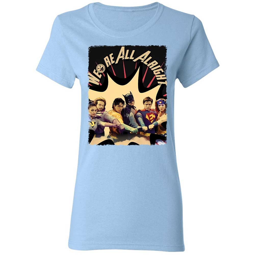 Women's T-Shirt - ZJQPH1WK - Light Blue - 13