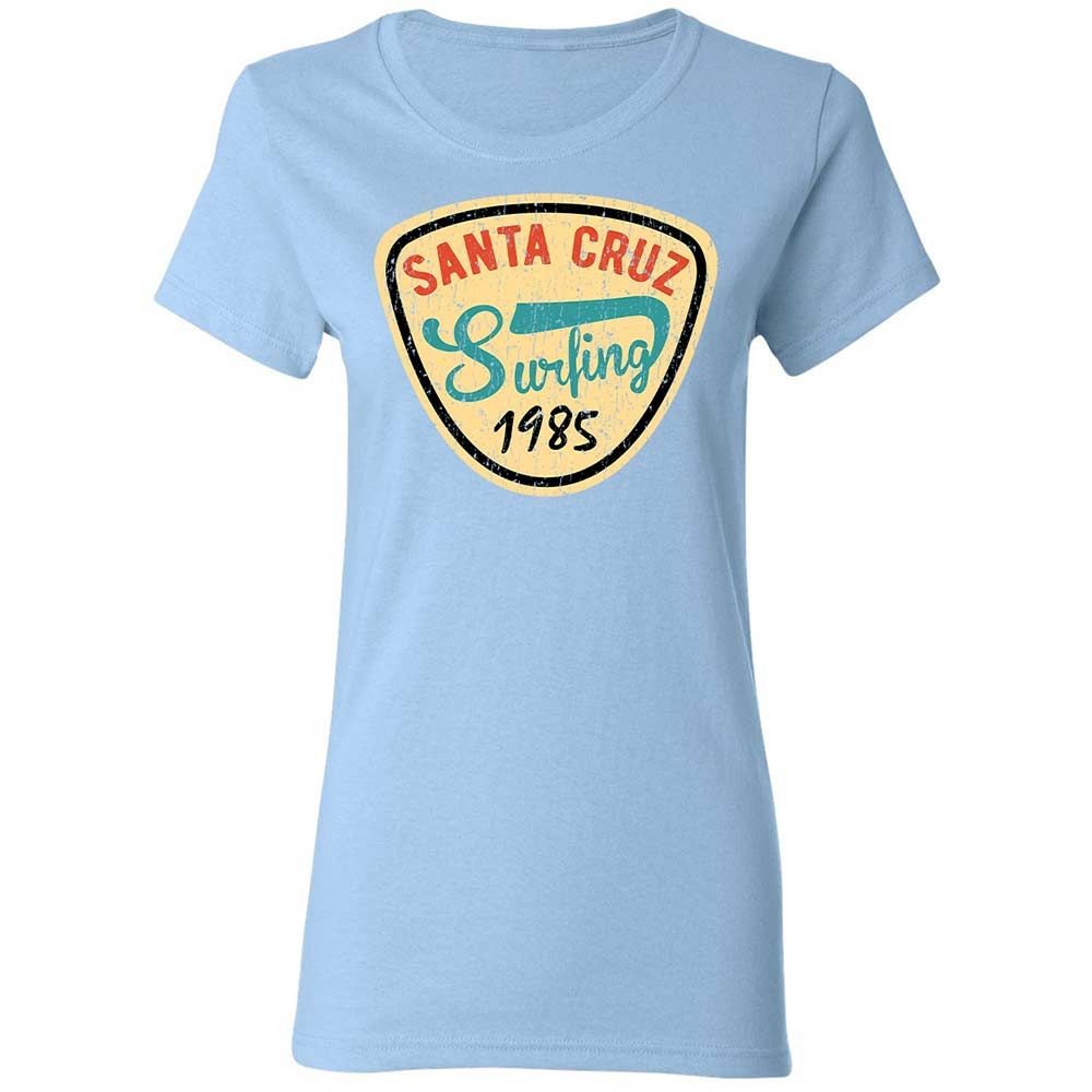 Women's T-Shirt - ZS8RKFY3 - Light Blue - 13