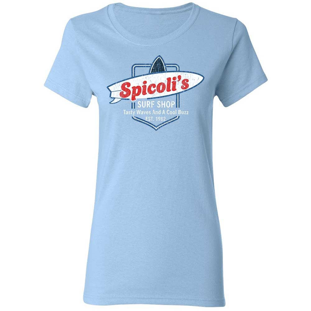 Women's T-Shirt - QUB19NJA - Light Blue - 13