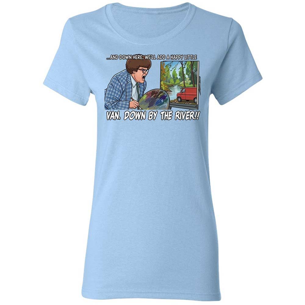 Women's T-Shirt - L49WWW7N - Light Blue - 13