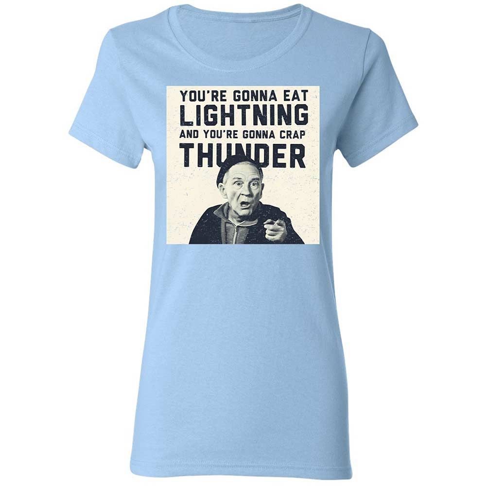 Women's T-Shirt - 89QRDMYG - Light Blue - 13