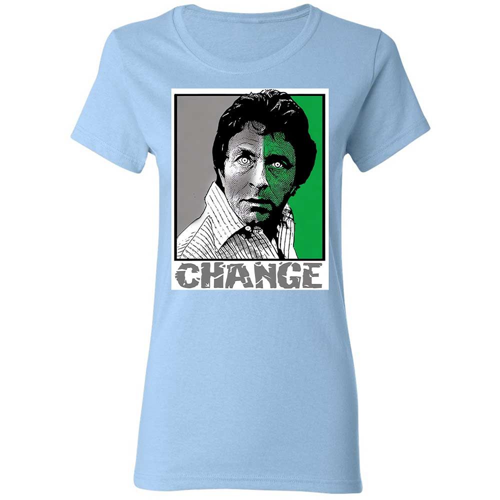 Women's T-Shirt - BEX8J9VZ - Light Blue - 13