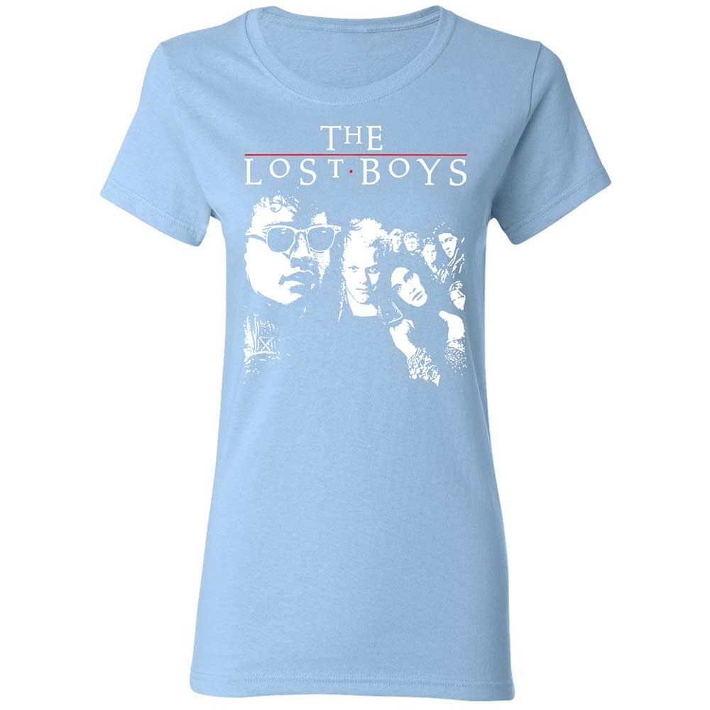 Women's T-Shirt - 91VJMZ6Q - Light Blue - 13