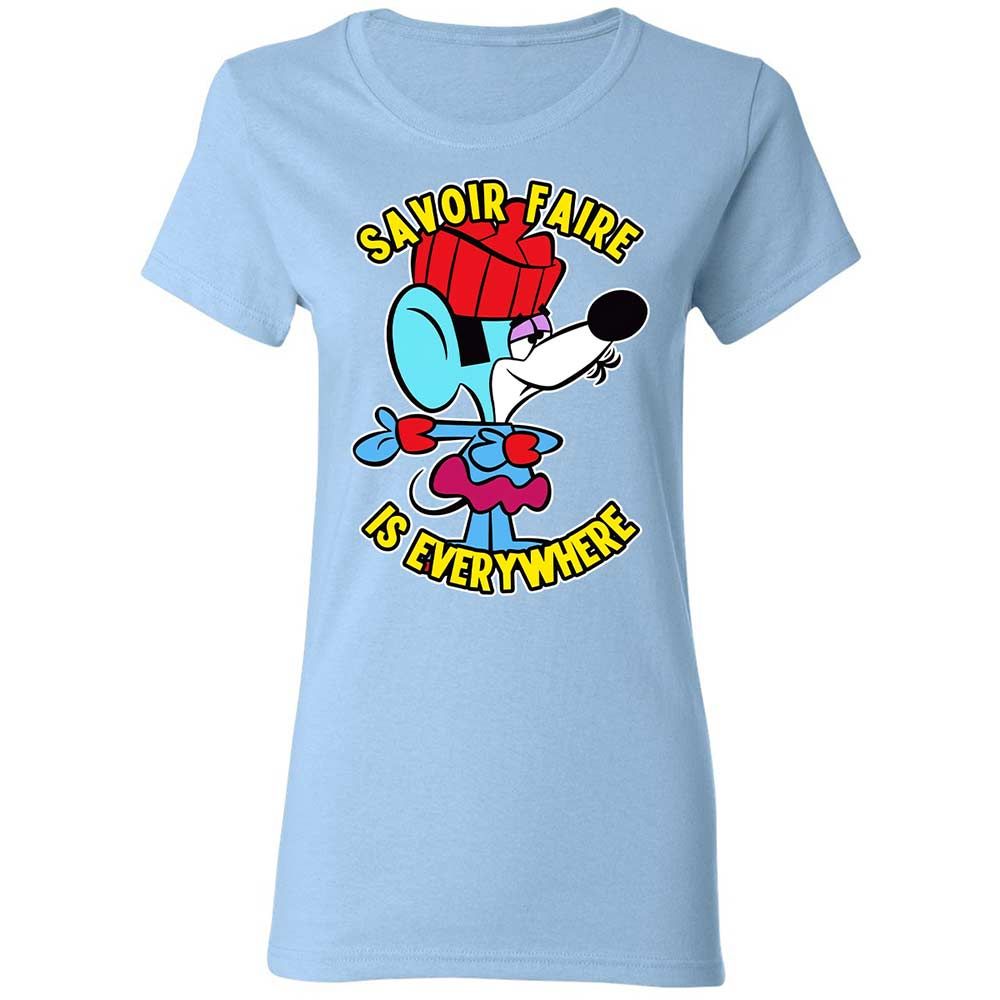 Women's T-Shirt - L8CFZW14 - Light Blue - 13