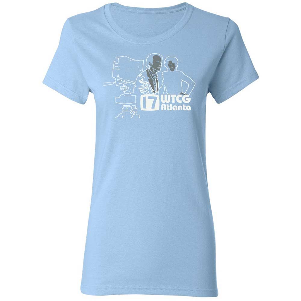 Women's T-Shirt - 9NZYM7P6 - Light Blue - 13