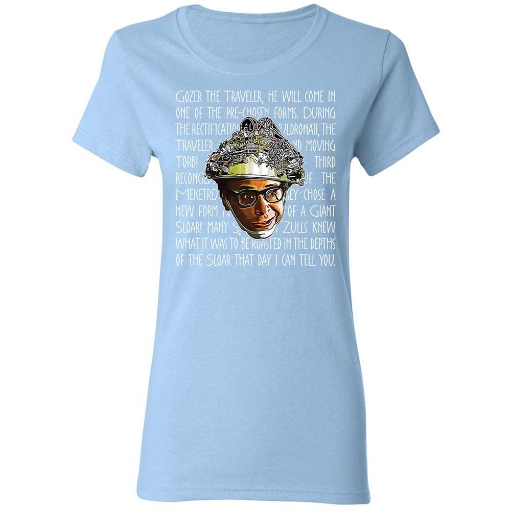 Women's T-Shirt - AZ7BSDN6 - Light Blue - 13
