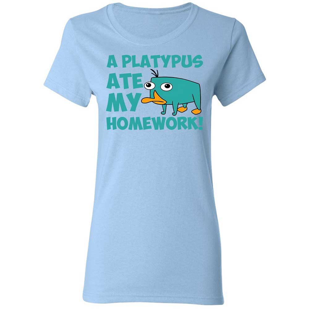 Women's T-Shirt - E2XP7MSJ - Light Blue - 13