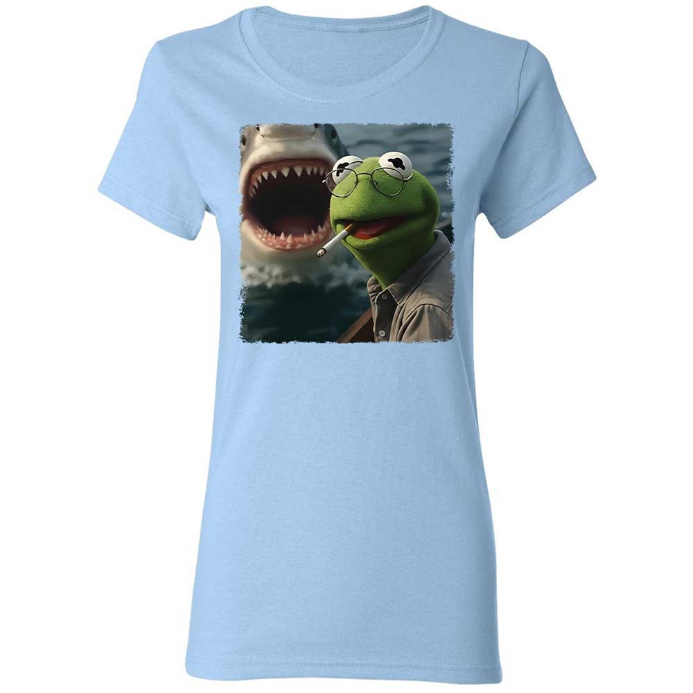 Women's T-Shirt - GMR4Z3XU - Light Blue - 13