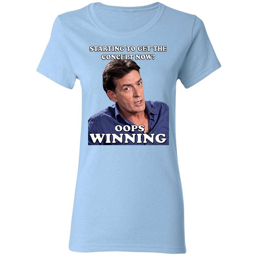 Women's T-Shirt - M9NUWDCD - Light Blue - 13