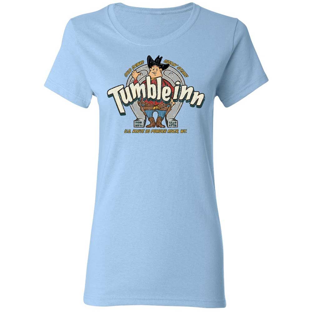 Women's T-Shirt - Q8Z72UZW - Light Blue - 13