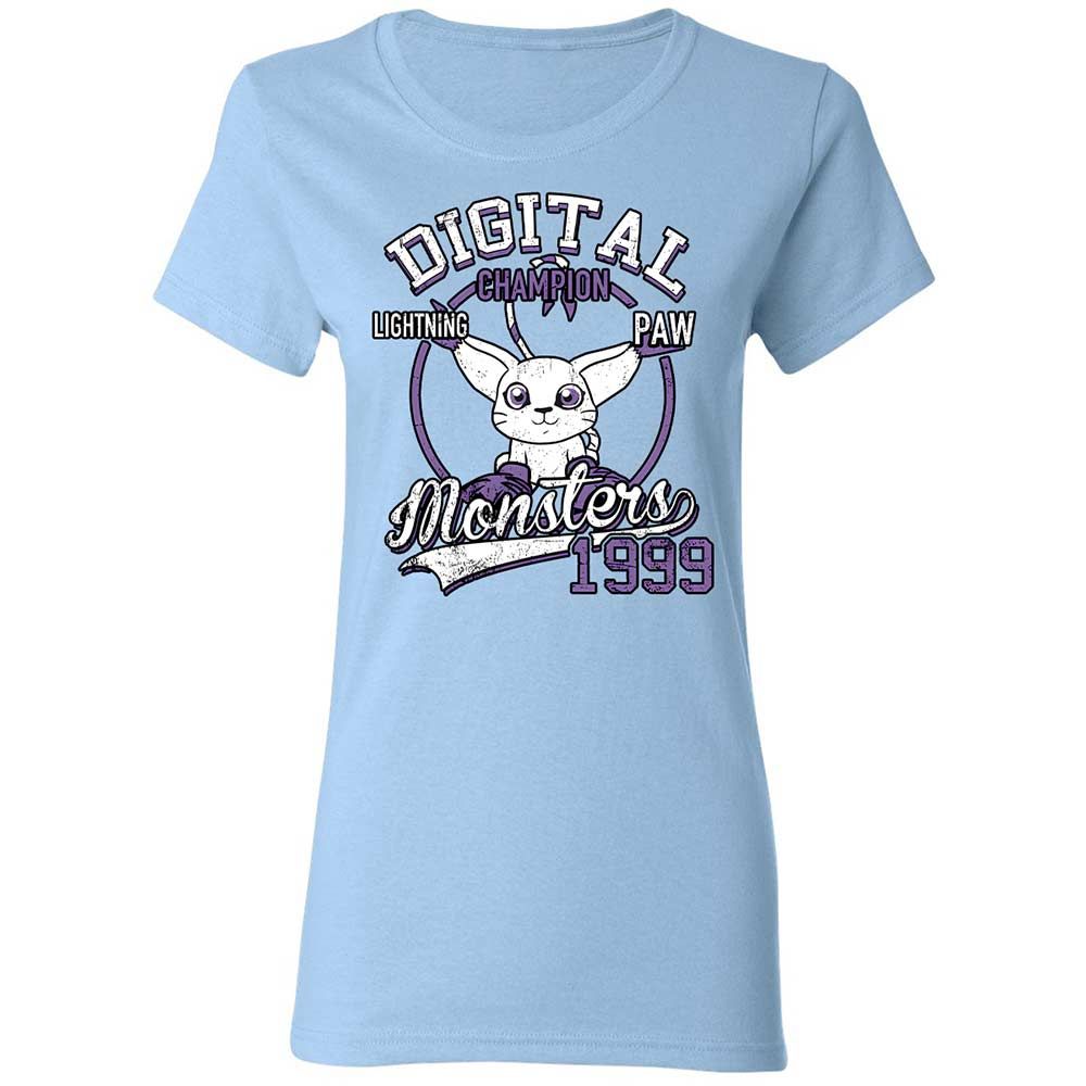 Women's T-Shirt - DZKYRWD7 - Light Blue - 13