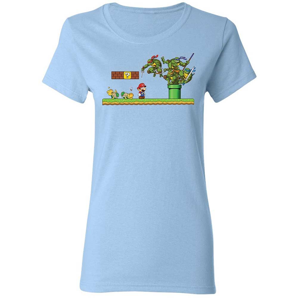 Women's T-Shirt - 9WL2KSCB - Light Blue - 13
