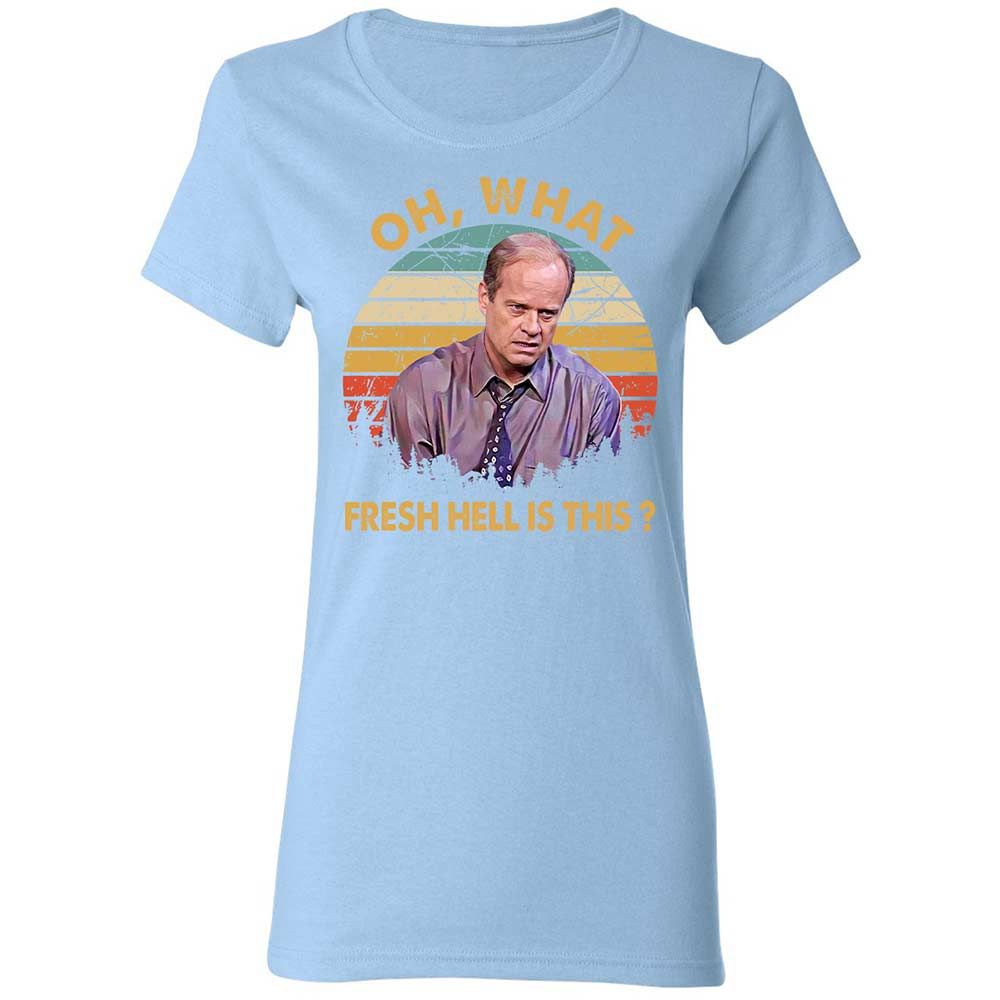 Oh What Fresh Hell Is This - Light Blue - 13