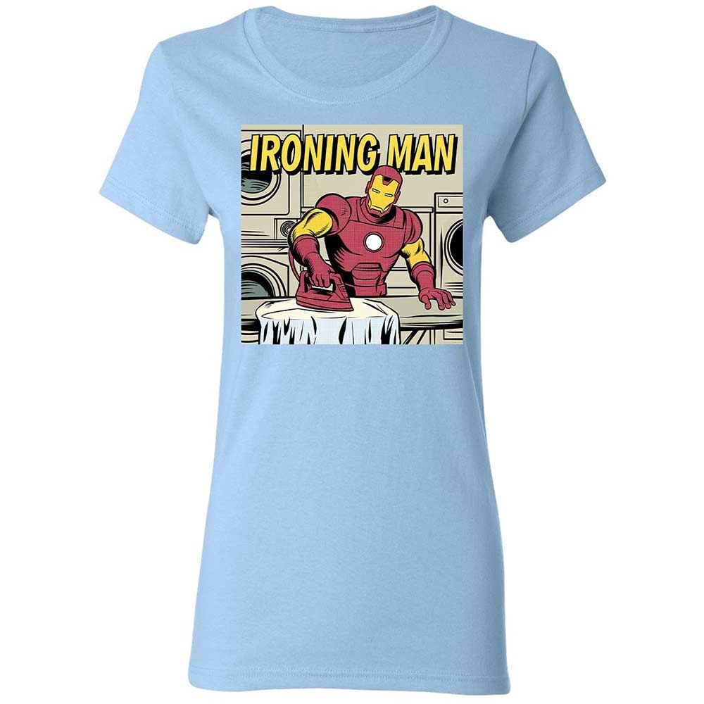 Women's T-Shirt - WUGQ3V91 - Light Blue - 13