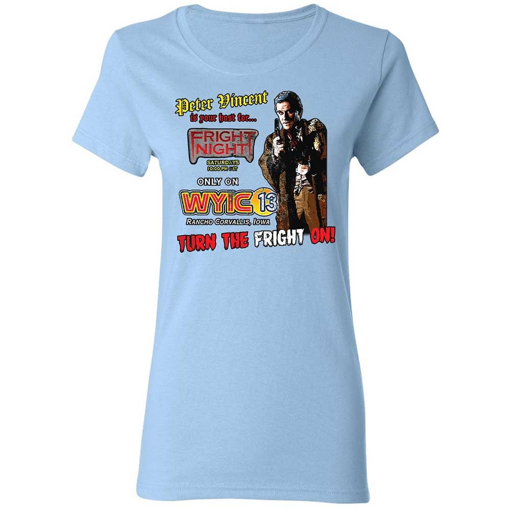 Peter Vincent Fright horror night cult - Light Blue - 13