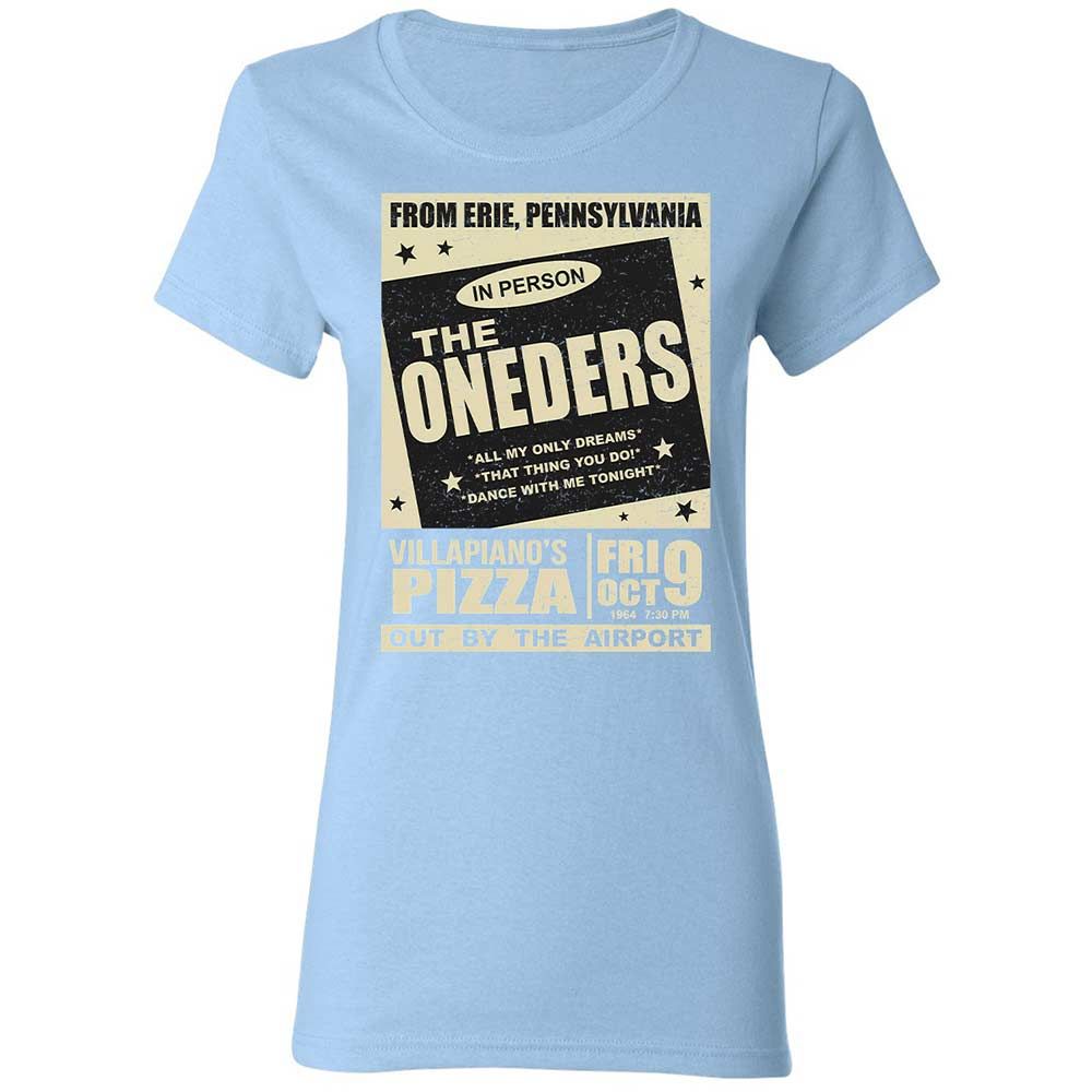 Women's T-Shirt - NFQCCDGK - Light Blue - 13