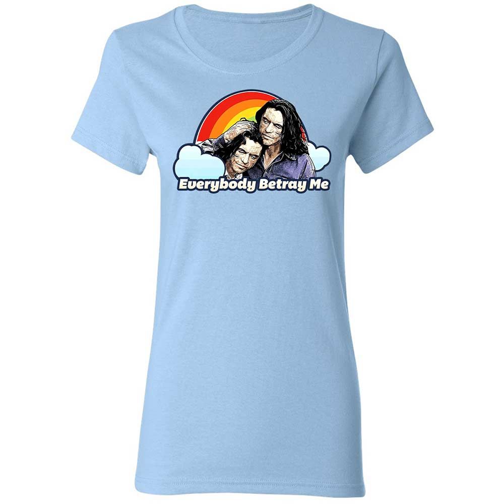 Women's T-Shirt - BTC6PAZX - Light Blue - 13