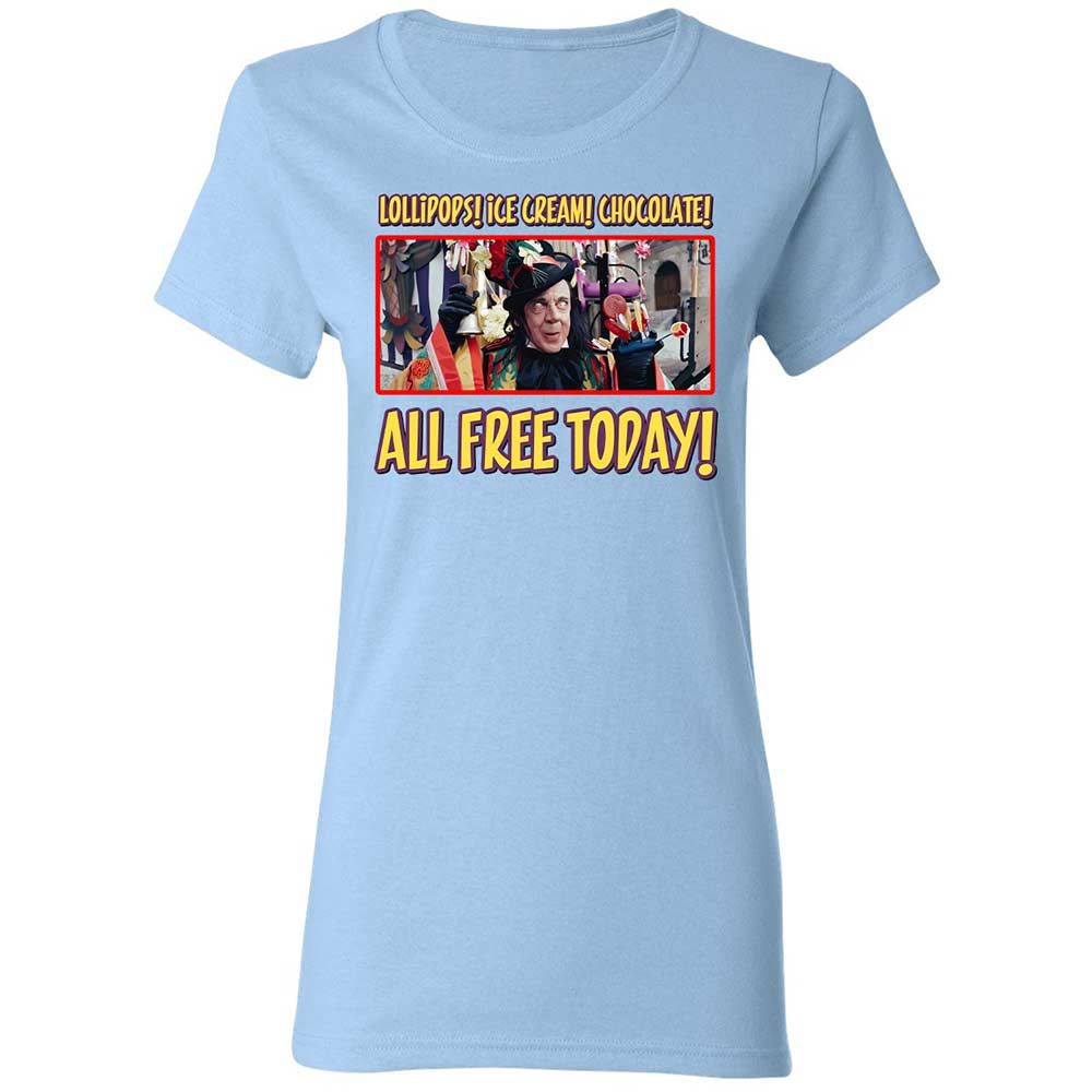 Women's T-Shirt - Y66N3GXS - Light Blue - 13