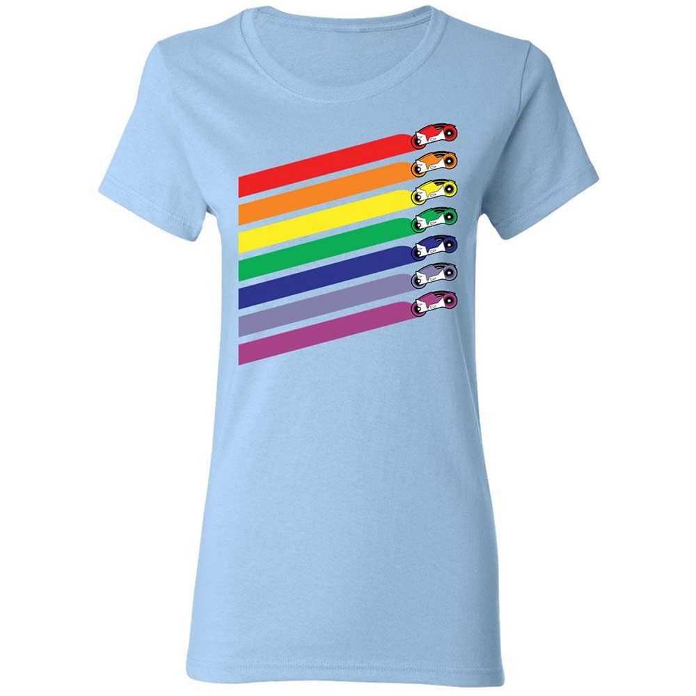 Race The Rainbow - Light Blue - 13