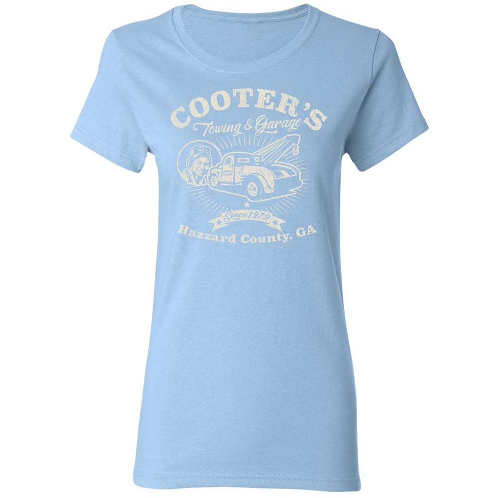 Women's T-Shirt - XQBY2F5V - Light Blue - 13