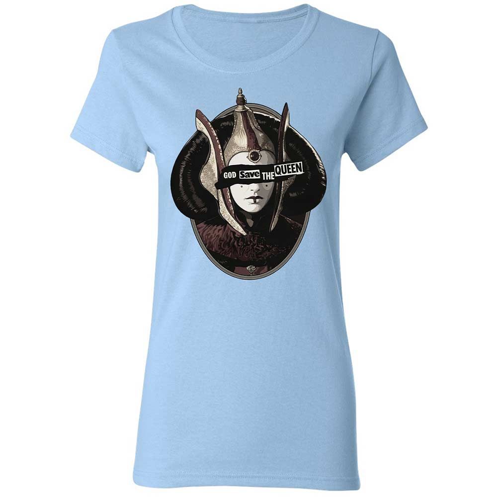 Women's T-Shirt - 7Q61UD7S - Light Blue - 13
