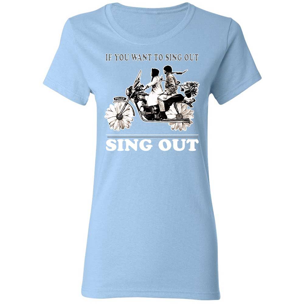 If you want to sing out, sing out - Light Blue - 13