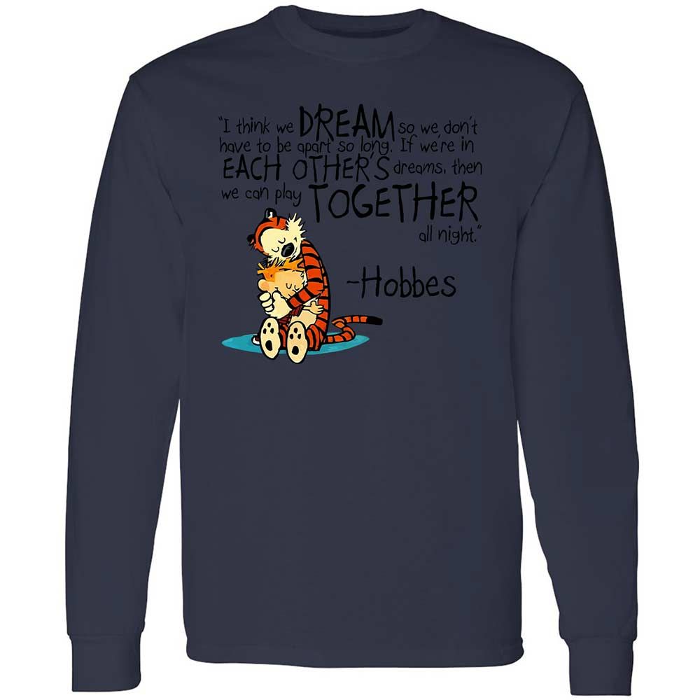 Calvin Hobbes Dreams - Navy - 13