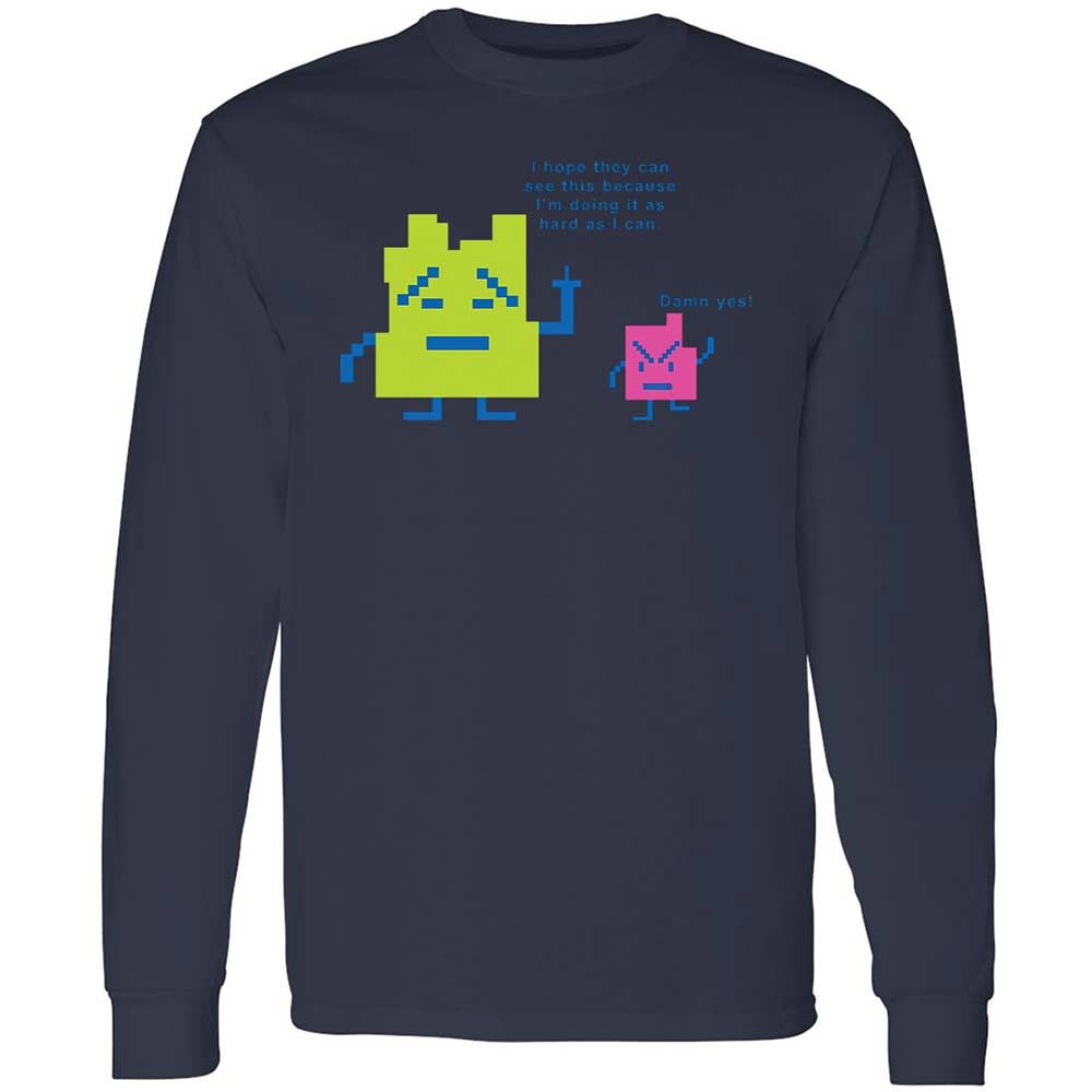 Long Sleeve T-Shirt - SMPANMPZ - Navy - 13