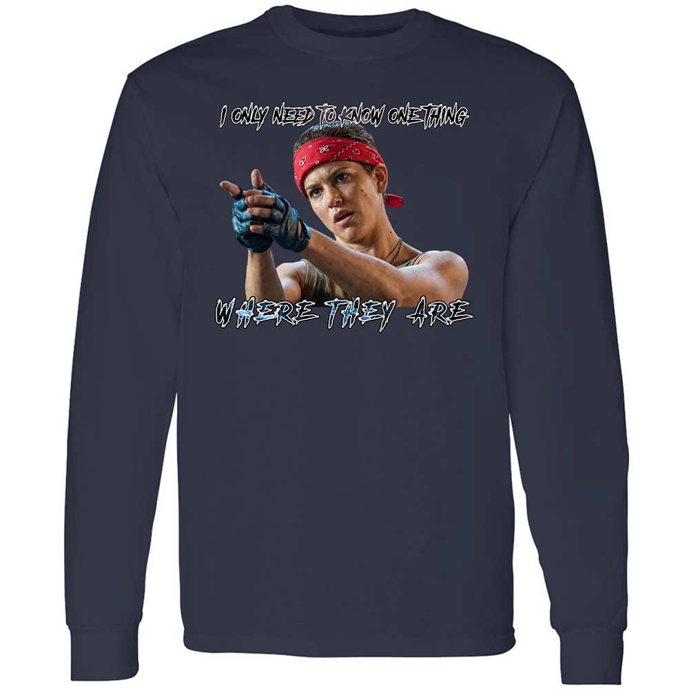 Long Sleeve T-Shirt - PENPABY4 - Navy - 13